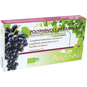 Vit'all+ POLYPHEA POLYPHENOLS DE RAISIN BIO 264mg 10 ampoules