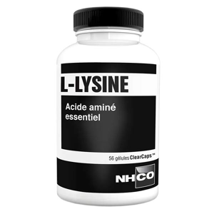 NHCO Acide Aminé L-Lysine 56 gélules - Publicité