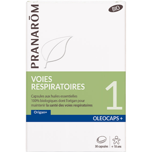 Pranarom Oleocaps 1 Voies Respiratoires Bio 30 capsules - Publicité