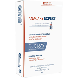 Ducray Anacaps Expert Chute de Cheveux Chronique 30 gélules - Publicité