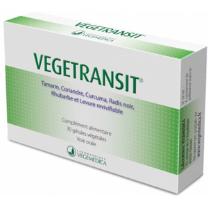 Vegemedica Vegetransit 30 gélules - Publicité