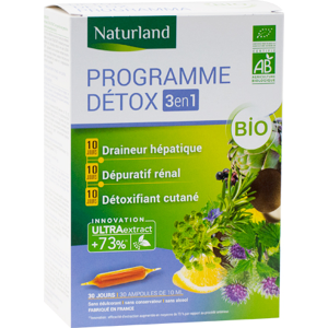 Naturland Programme Detox Bio 30 ampoules