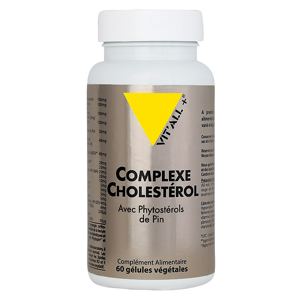 Vit'all+ COMPLEXE CHOLESTEROL avec Phytosterols de pin 60 gelules vegetales