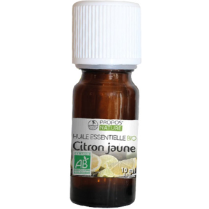 Propos'Nature Propos' Nature Aroma-Phytotherapie Huile Essentielle Citron Jaune Bio 10ml