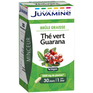 Juvamine Brûle Graisse Thé Vert Guarana 30 gélules - Publicité