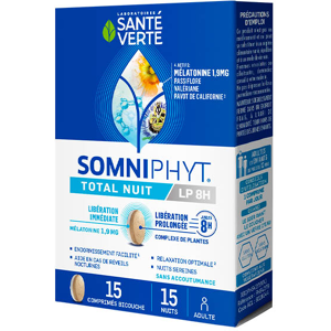 Sante Verte Somniphyt Total Nuit LP 1,9mg 15 comprimes