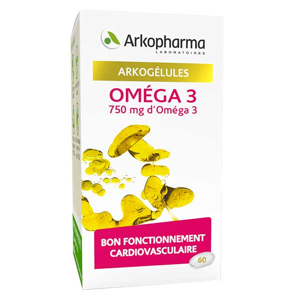 Arkopharma Arkogelules Omega 3 Origine Marine 60 gelules