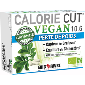 Eric Favre Capteurs de Graisses & Coupe Faim Calorie Cut Konjac Pur Bio 60 comprimes