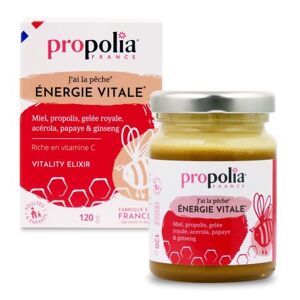 Propolia Énergie vitale® - miel, propolis, gelée royale, acérola 120g - Publicité