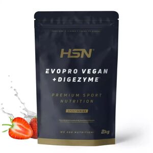HSN Evopro vegan (mix protéines premium) + digezyme® 2kg fraise - Publicité