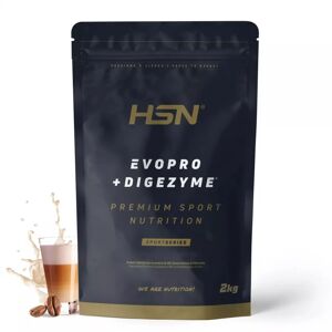 HSN Evopro (mix protéines premium) + digezyme 2kg café au lait