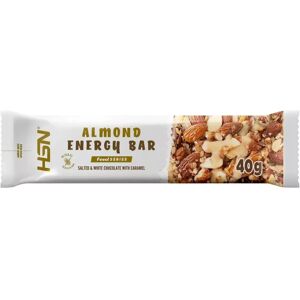 HSN Almond energy bar 40g amandes salees et chocolat blanc au caramel