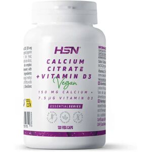 HSN Citrate de calcium + vitamine d3 (150mg calcium/300ui) - 120 veg caps