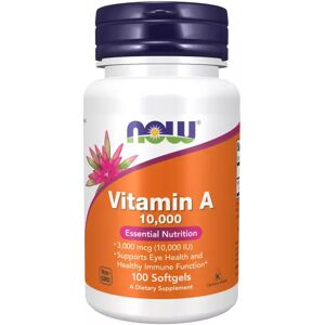 Now Foods Vitamine a 10000iu - 100 perles