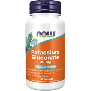 Now Foods Gluconate de potassium 99mg - 100 tabs - Publicité