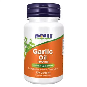 Now Foods Huile d'ail 1500mg - 100 perles