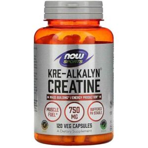 Now Foods Kre-alkalyn® créatine 750mg - 120 caps - Publicité