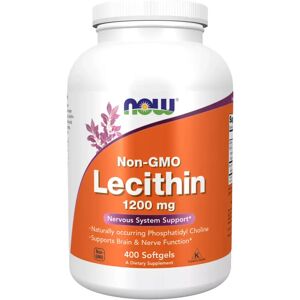 Now Foods Lecithine de soja 1200mg - 400 perles