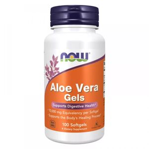 Now Foods Aloe vera gels 10000mg - 100 perles - Publicité