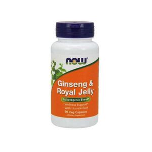 Now Foods Ginseng + gelee royale 300mg / 100mg - 90 veg caps