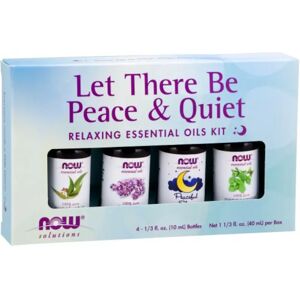 Now Foods Kit d'huiles essentielles relaxant - 4x10ml