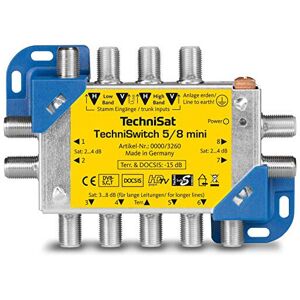 0000/3260 TechniSwitch 5/8 mini Multischalter-Satverteilung für 8 Teilnehmer (0000/3260) - Technisat