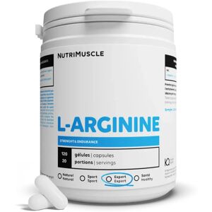 Arginine (L-Arginine Base) - 800 gelules - Nutrimuscle - Nutrition pure - Acides amines