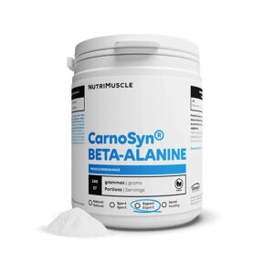 Beta-Alanine Carnosyn® en poudre - 240 g - Nutrimuscle - Nutrition pure - Acides amines