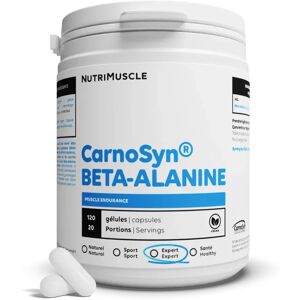 Nutrimuscle Bêta-Alanine Carnosyn® en gélules - 400 gélules - Nutrimuscle - Nutrition pure - Acides aminés