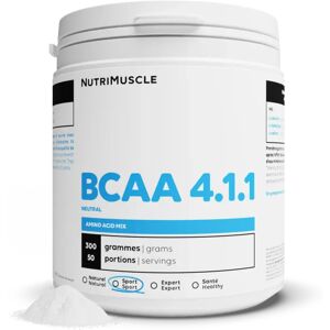 BCAA 4.1.1 Constructeurs en poudre - Framboise bleue / 750 g - Nutrimuscle - Nutrition pure - Acides amines