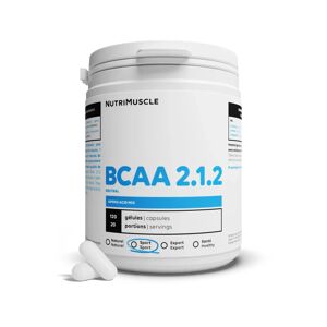 Nutrimuscle BCAA 2.1.2 Résistance en gélules - 800 gélules - Nutrimuscle - Nutrition pure - Acides aminés