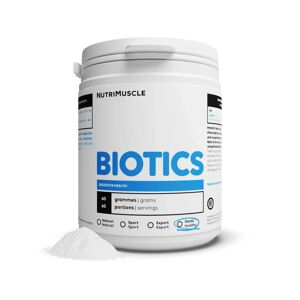 Biotiques - Avec lactase / 60 g - Nutrimuscle - Nutrition pure - Acides amines