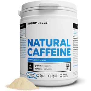 Cafeine Naturelle en poudre - 60 g - Nutrimuscle - Nutrition pure - Plantes