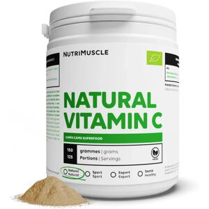 Vitamine C Bio en poudre - 150 g - Nutrimuscle - Nutrition pure - Vitamines