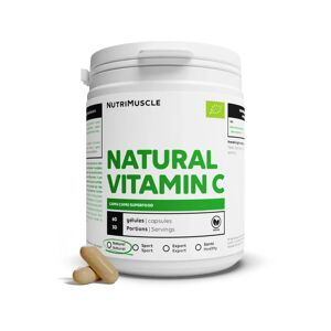 Vitamine C Bio en gelules - 120 gelules - Nutrimuscle - Nutrition pure - Vitamines