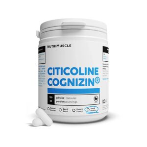 Nutrimuscle Citicoline (CDP-choline) en gélules - 120 gélules - Nutrimuscle - Nutrition pure - Nutriments
