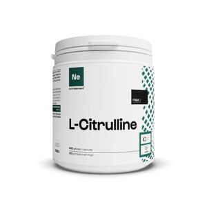 Citrulline (L-citrulline base) en gelules - 400 gelules - Nutrimuscle - Nutrition pure - Acides amines