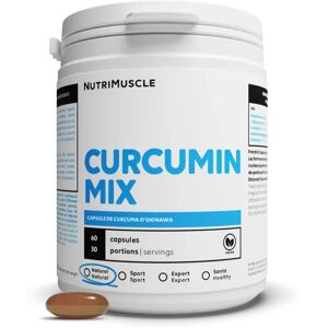 Curcumine - 180 capsules - Nutrimuscle - Nutrition pure - Plantes