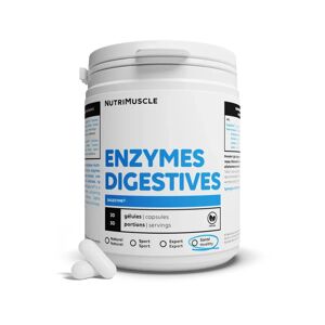 Enzymes digestives (Digezyme®) - 30 gelules - Nutrimuscle - Nutrition pure - Nutriments