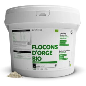 Flocons d'orge biologiques - 5.00 kg - Nutrimuscle - Nutrition pure - Glucides