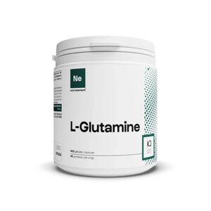 Glutamine (L-Glutamine) en gelules - 400 gelules - Nutrimuscle - Nutrition pure - Acides amines