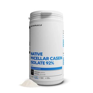 Isolat de caseine micellaire 92% - Nature / 500 g - Nutrimuscle - Nutrition pure - Proteines
