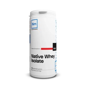 Whey Native Isolate (Low lactose) - Fraise / 500 g - Nutrimuscle - Nutrition pure - Proteines