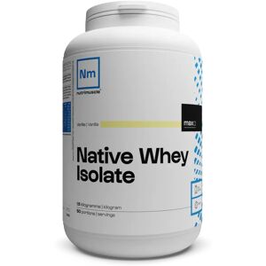 Whey Native Isolate (Low lactose) - Vanille / 1.50 kg - Nutrimuscle - Nutrition pure - Proteines