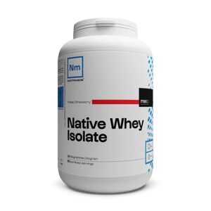 Whey Native Isolate (Low lactose) - Fraise / 1.50 kg - Nutrimuscle - Nutrition pure - Proteines