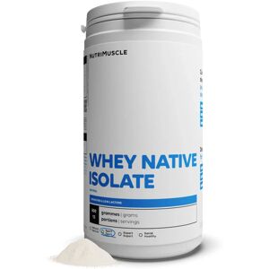 Nutrimuscle Whey Native Isolate (Low lactose) - Fraise / 500 g - Nutrimuscle - Nutrition pure - Protéines