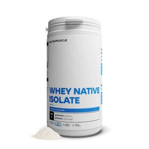 Whey Native Isolate (Low lactose) - Nature / 4.00 kg - Nutrimuscle - Nutrition pure - Protéines - Publicité