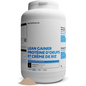 Lean Gainer Egg Crème de riz - Chocolat / 25.00 kg - Nutrimuscle - Nutrition pure - Glucides - Publicité