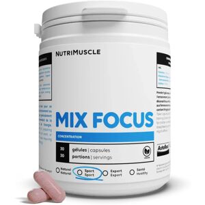 Nutrimuscle Mix Focus - 60 gélules - Nutrimuscle - Nutrition pure - Nutriments