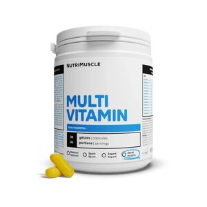 Multivitamines en gélules - 400 gélules - Nutrimuscle - Nutrition pure - Vitamines - Publicité